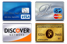 Visa Mastercard Discover and American Express Accepted in 91789